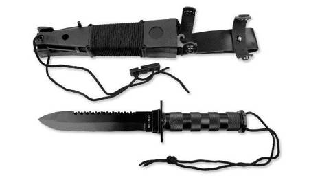 Nóż survivalowy- Survival Knife + zestaw przetrwania - Mil-Tec